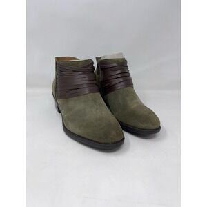 Comfortiva 8W Corliss Green Suede Boho Cottagecore Fairycore NWOB *See Photos